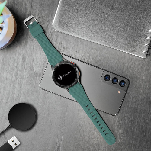Suunto Vertical 2 Twill Silicone Strap (Viridian)