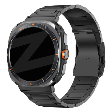 Bandz Correa titanio 'Deluxe' Samsung Galaxy Watch Ultra 2 (negro)
