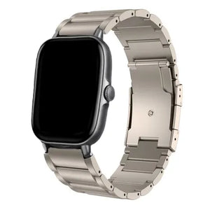 Titanium Strap, on a watch, 3/4 front view