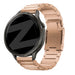 Bandz Correa titanio con eslabones Garmin Venu 3s (oro rosado)
