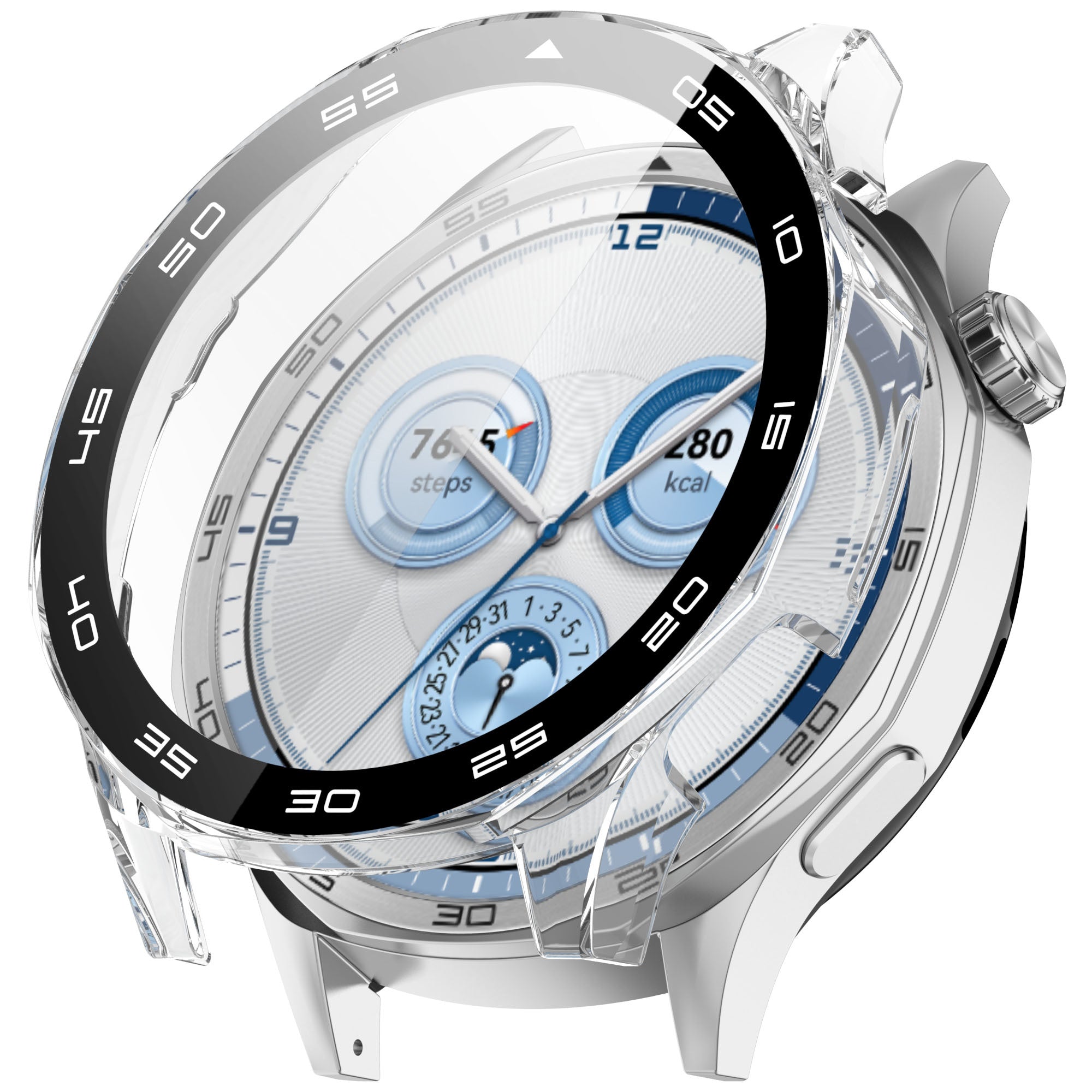 Huawei Watch GT 5 - Funda rígida de 46 mm con cristal