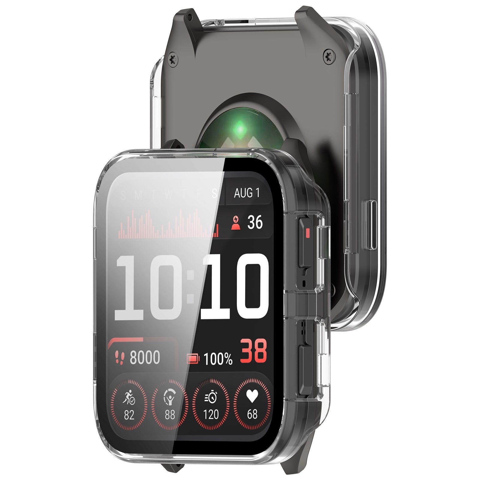 Garmin Venu X1 Hard Case with Glass (Transparent)