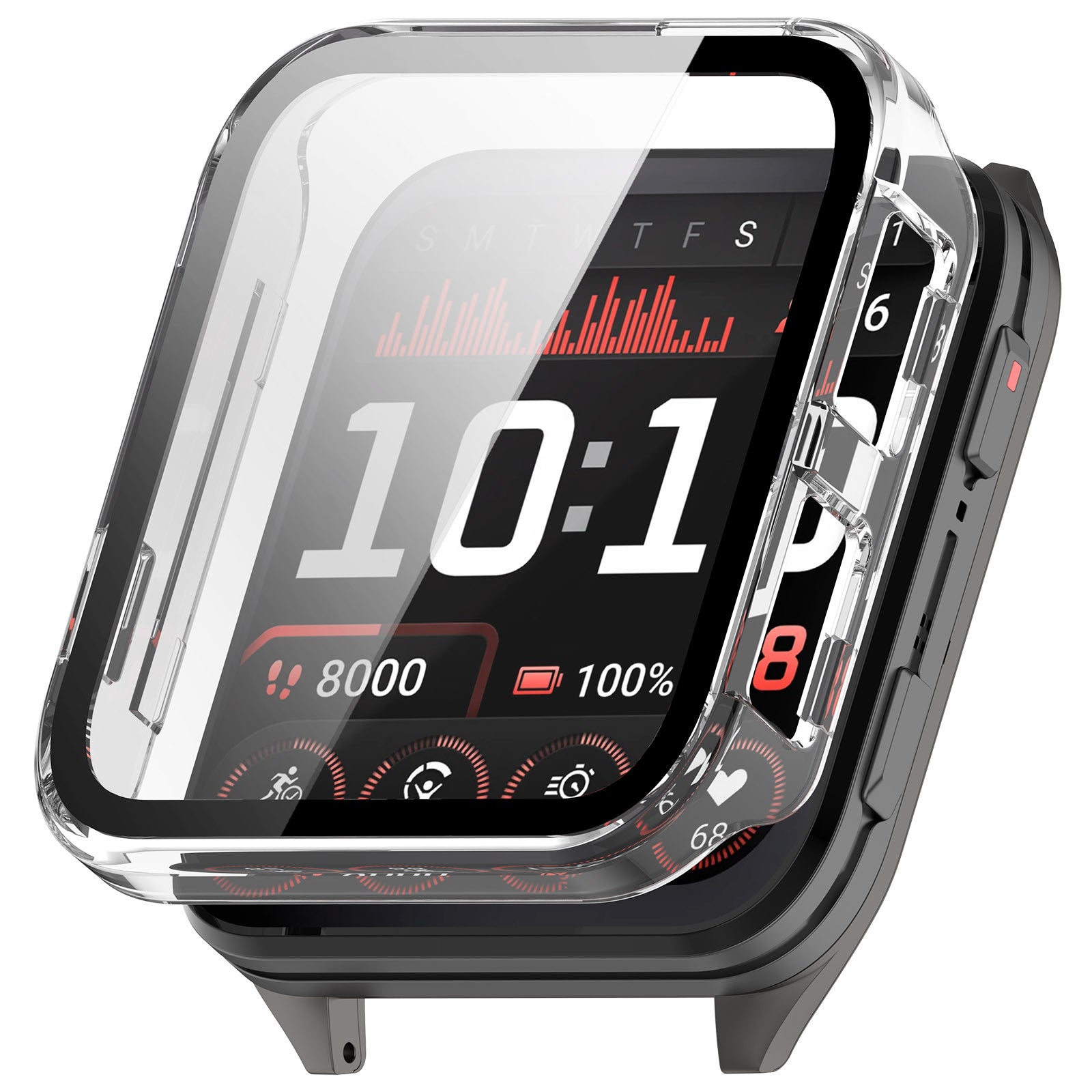 Garmin Venu X1 Hard Case with Glass (Transparent)
