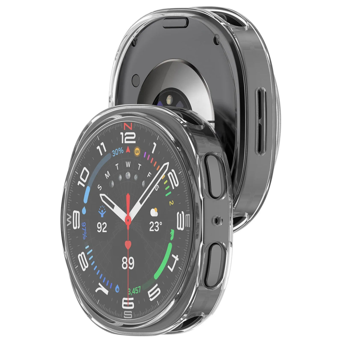 Funda TPU Samsung Galaxy Watch 8 / 9 - 44mm (transparente)