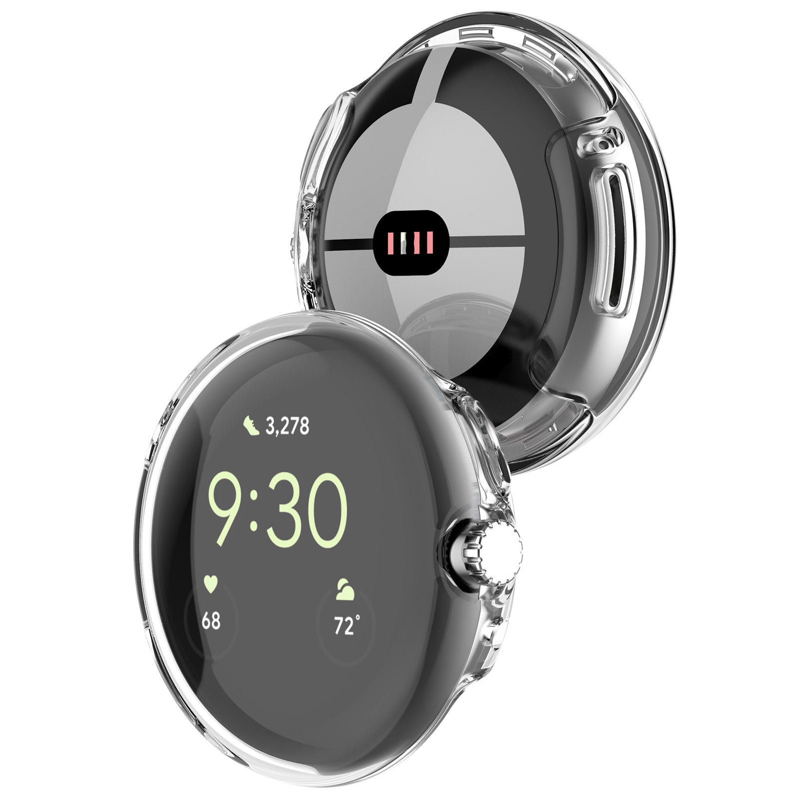 Funda TPU Google Pixel Watch 4 - 45mm (transparente)