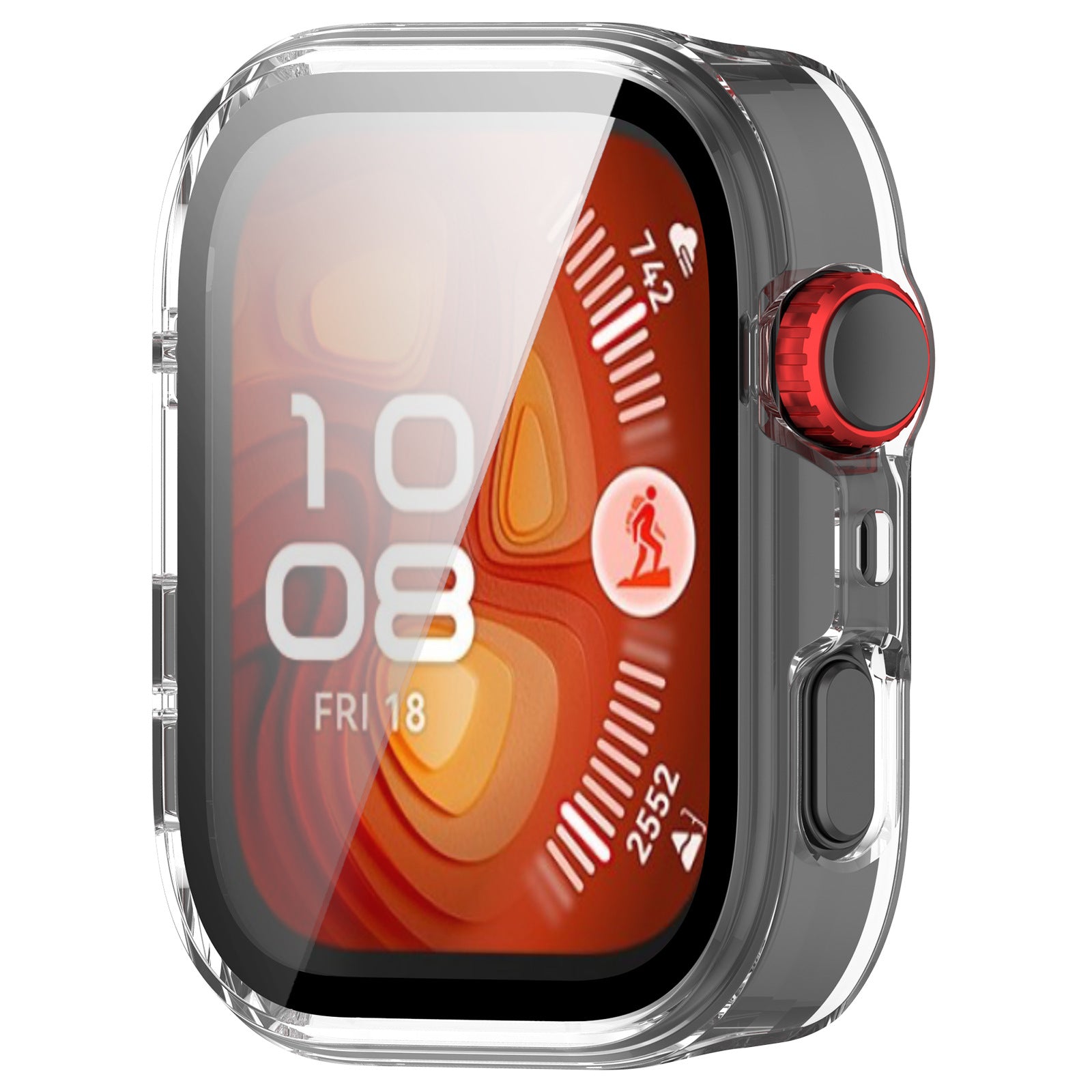Huawei Watch Fit 4 Pro Hard Case with Glass (Transparent)