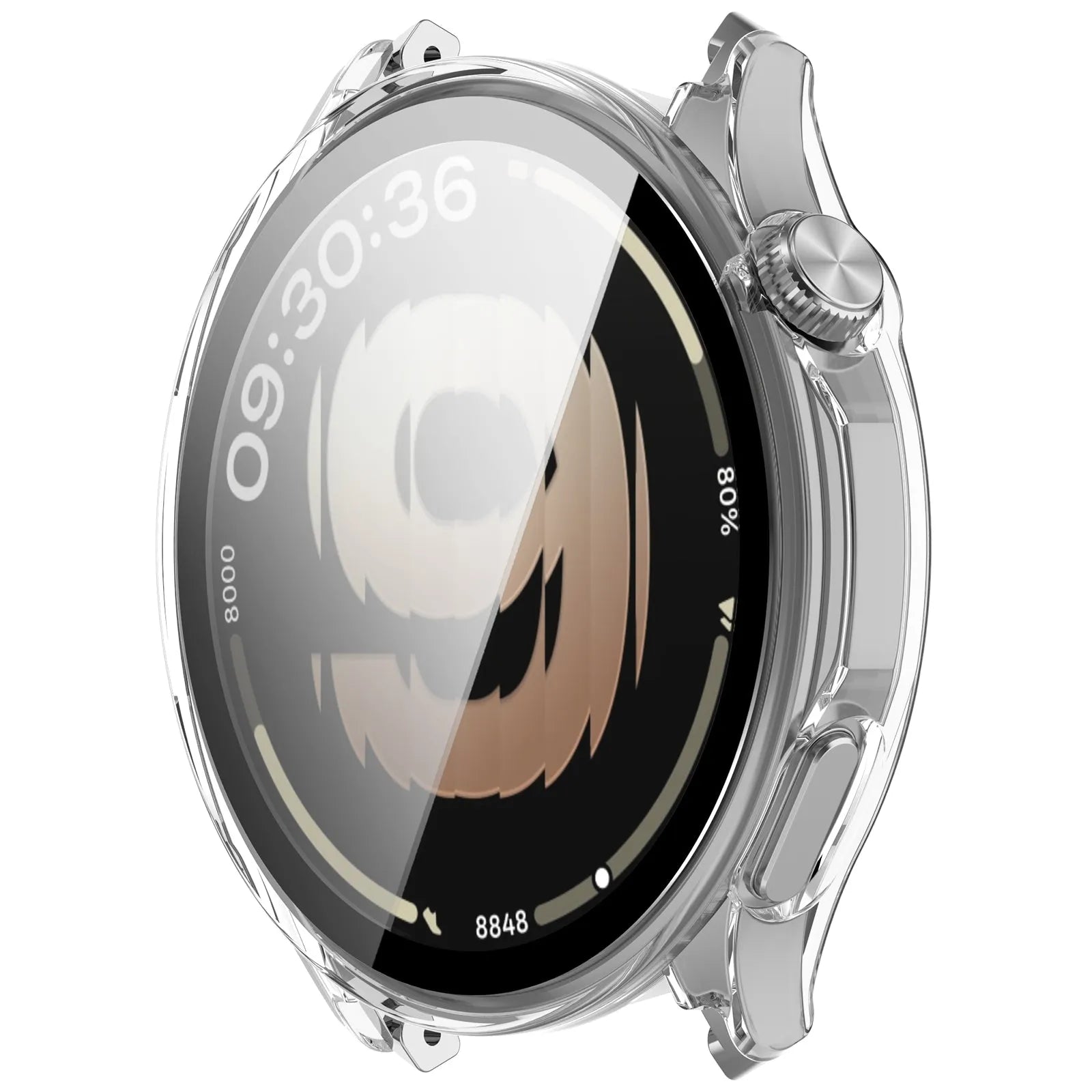 Oppo Watch S Protector de pantalla de vidrio templado (transparente)