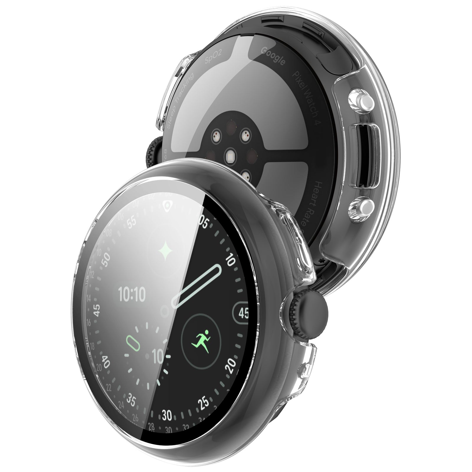 Funda resistente con vidrio Google Pixel Watch 4 - 41mm (transparente)
