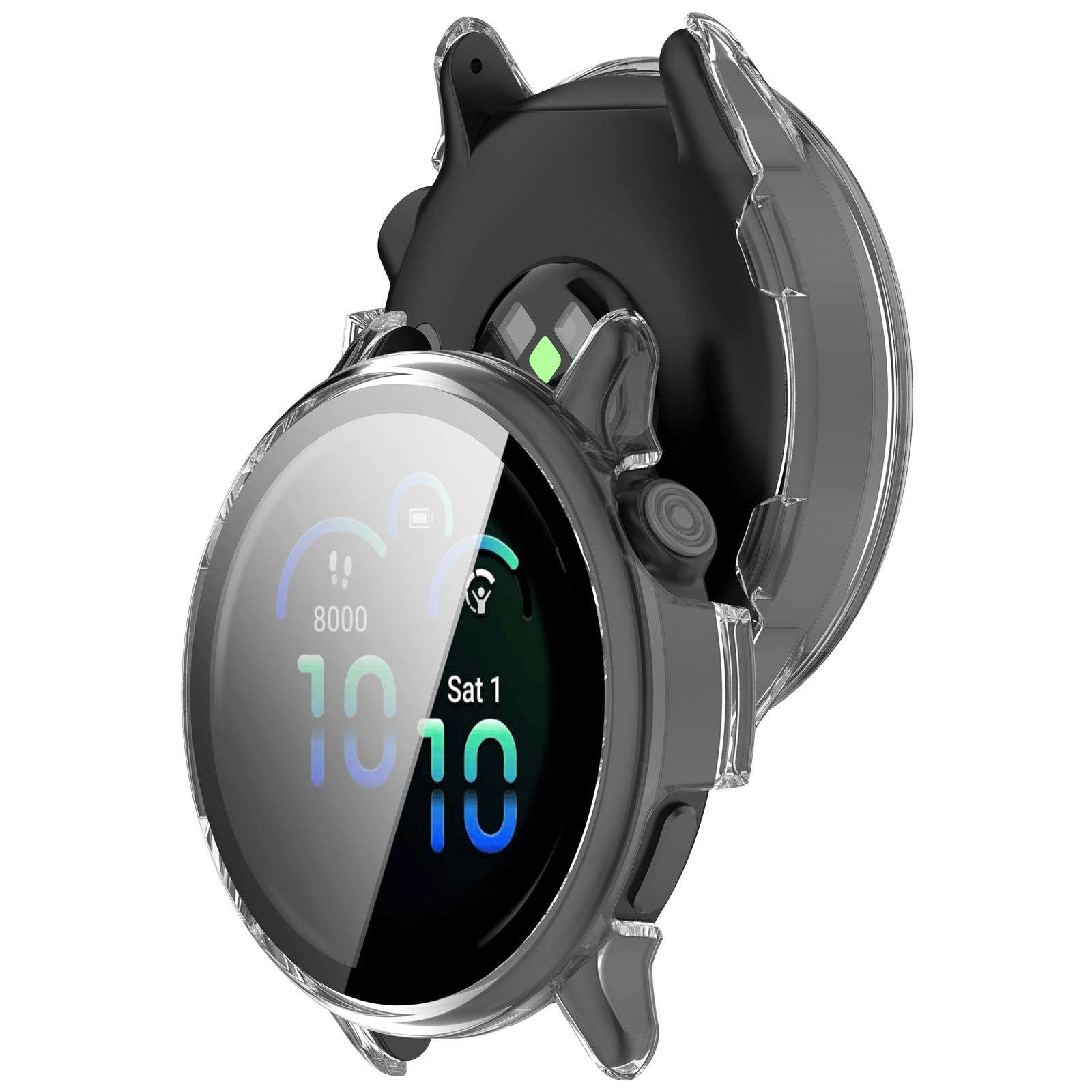 Funda rígida con vidrio Garmin Vivoactive 6 (transparente)