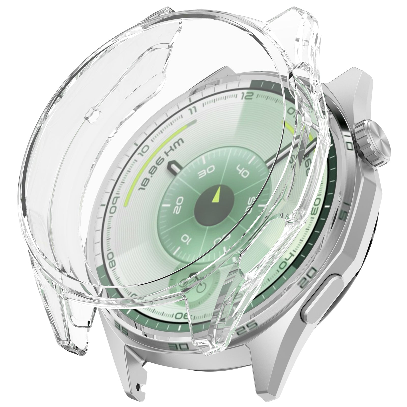 Funda TPU Huawei Watch GT 6 - 46mm (plateado)