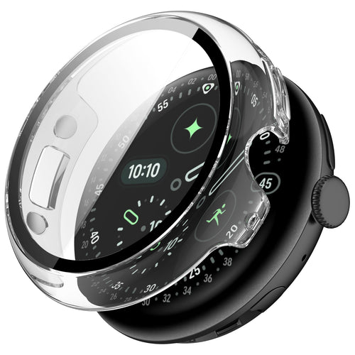 Funda resistente con vidrio Google Pixel Watch 5 - 41mm (transparente)