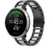 Correa acero Polar Unite (negro/plata)