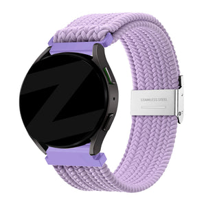 Bandz Garmin Vivomove Style Woven Nylon Strap (Light Purple)