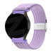 Bandz Correa nylon trenzada Garmin Venu SQ 2 (morado claro)