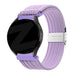 Bandz Samsung Galaxy Watch 4 44mm Woven Nylon Strap (Light Purple)