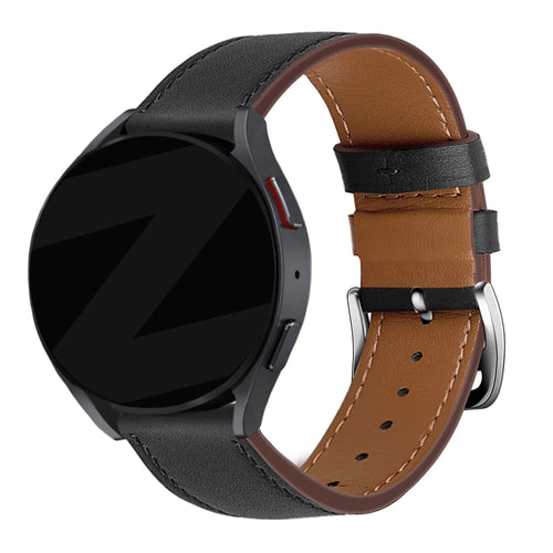 Bandz Correa cuero 'Deluxe' OnePlus Watch Lite (negro)