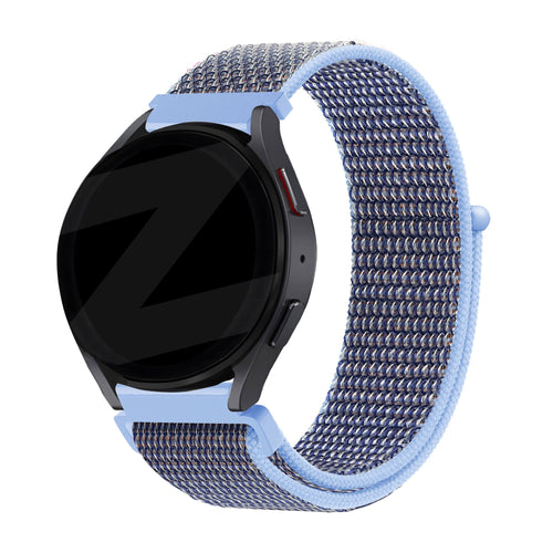 Bandz Garmin Venu SQ 2 Nylon Loop Strap (Azure Blue)