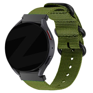 Bandz Correa nylon con hebilla Garmin Vivomove Style (verde)