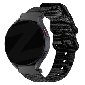 Bandz Correa nylon con hebilla Huawei Watch GT 7 Pro (negro)