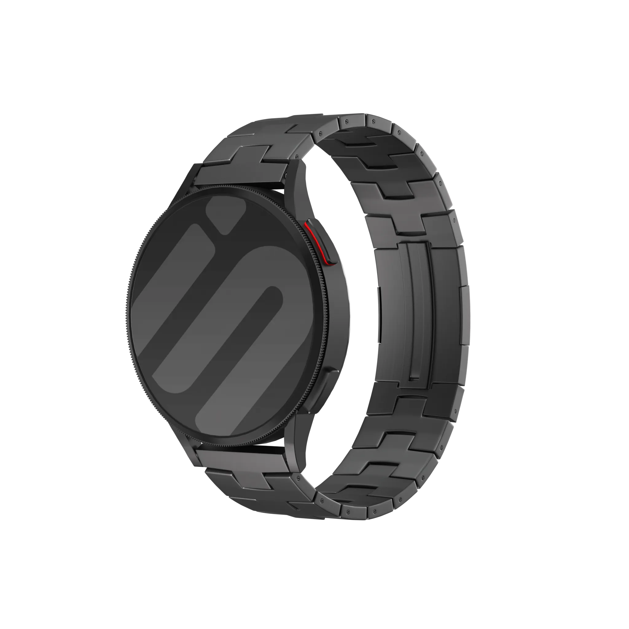 Correa titanio granulado (cierre plano) Gard Pro Health Smartwatch 2+ (grafito)