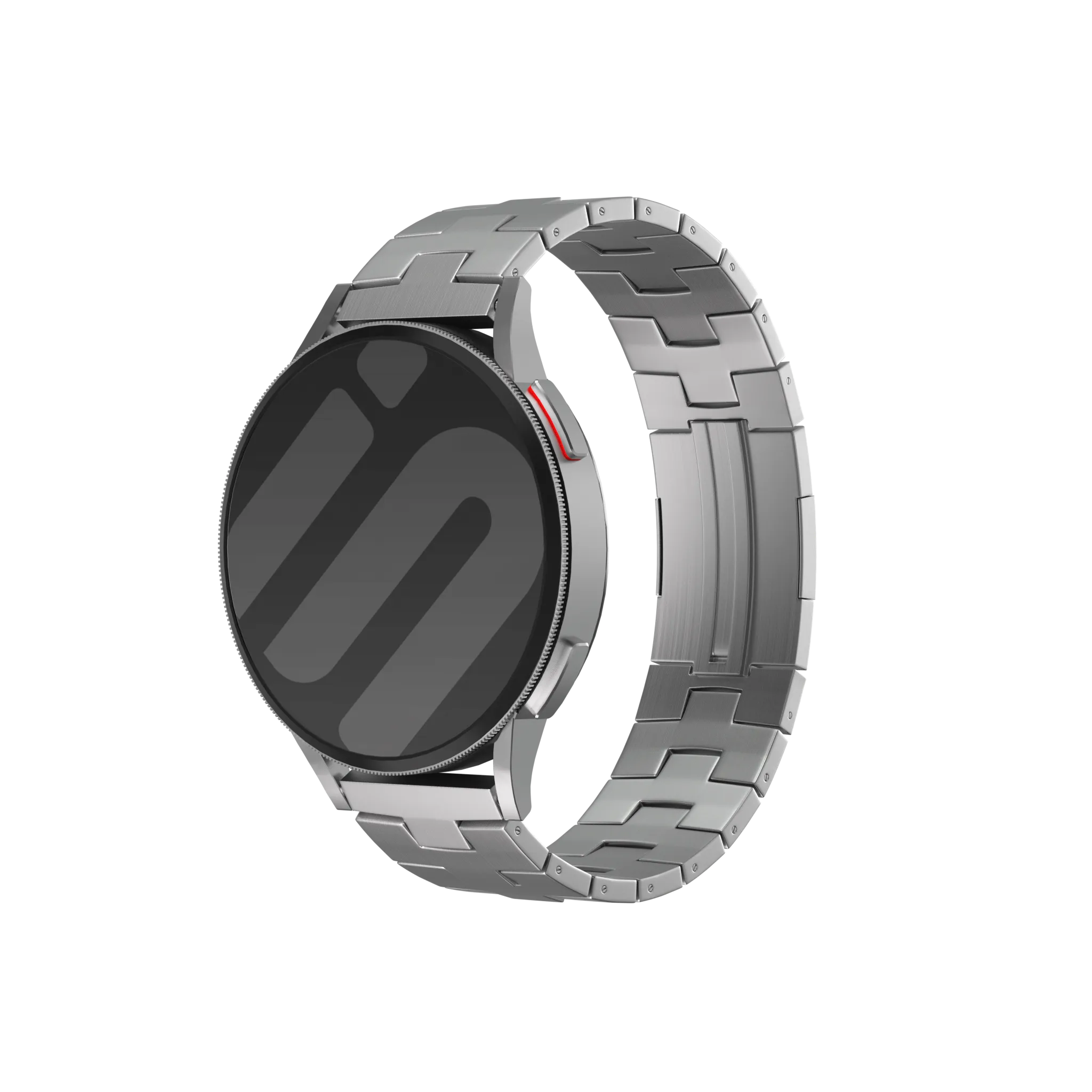Amazfit Bip 6 Titanium Grain Strap (Flat Buckle) (Silver)