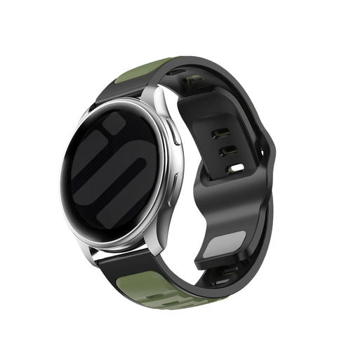 Amazfit Bip U (Pro) Outdoor Duo Silicone Strap (Green/Black)