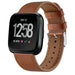 Correa cuero Fitbit Versa (marrón apretado)