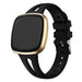 Correa silicona de lujo Fitbit Sense (negro)