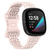 Fitbit Sense Silicone Strap with Pattern (Light Pink)