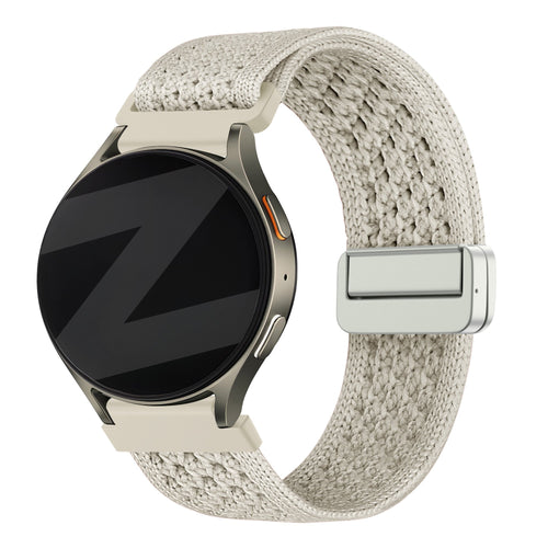 Bandz Xiaomi Watch S4 - 41mm Vintage Nylon Strap (Starlight)