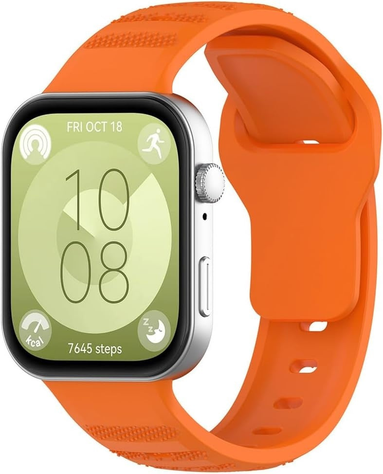 Correa silicona Outdoor Huawei Watch Fit 4 (naranja)