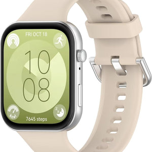 Correa silicona Huawei Watch Fit 5 Pro (beige)