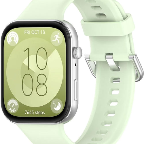 Correa silicona Huawei Watch Fit 5 Pro (verde claro)