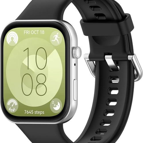 Correa silicona Huawei Watch Fit 4 (negro)