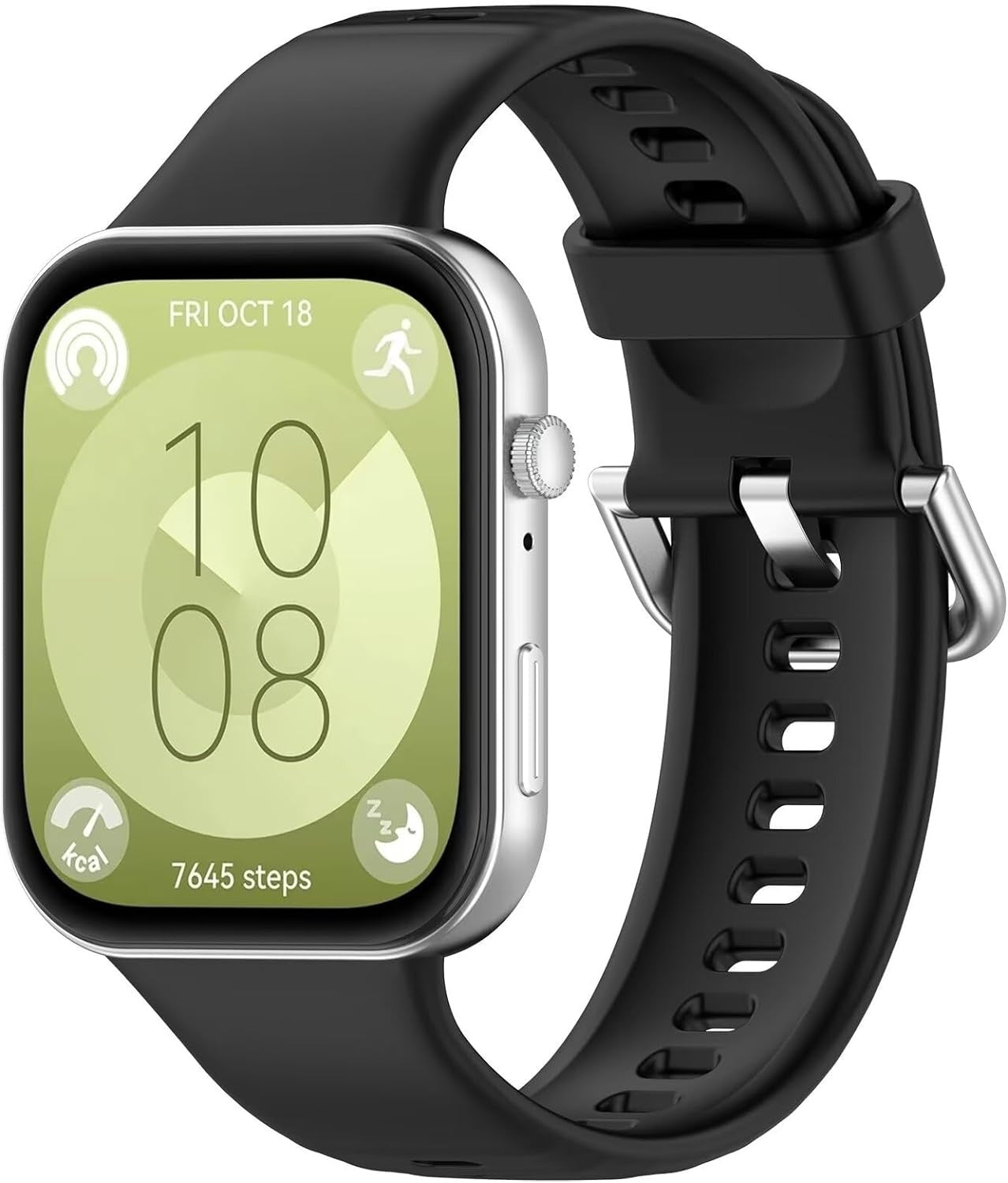 Correa silicona Huawei Watch Fit 4 (negro)