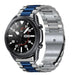 Correa acero Samsung Galaxy Watch 3 45mm (plata/azul)