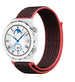 Correa nylon Huawei Watch GT 3 Pro 43mm (negro/rojo)