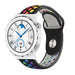 Correa deportiva Huawei Watch GT 3 Pro 43mm (negra/arcoíris)