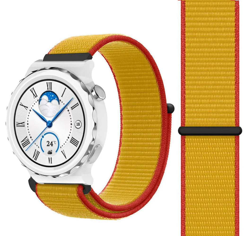 Nylon Strap, germany, on a watch, 3/4 front view