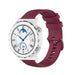 Correa silicona lujo Huawei Watch GT 3 Pro 43mm (rojo oscuro)