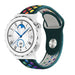 Correa deportiva Huawei Watch GT 3 Pro 43mm (verde pino/arcoíris)