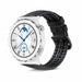 Correa silicona/cuero Huawei Watch GT 3 Pro 43mm (negro)