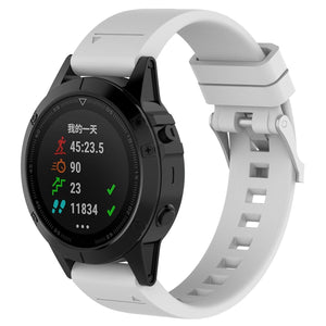 Garmin Instinct Glossy Silicone Strap (White)