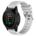 Correa silicona brillante Garmin Fenix 7s (blanco)