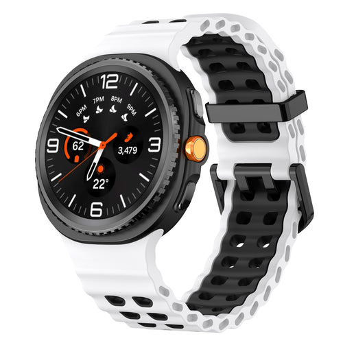 Correa Ocean Samsung Galaxy Watch 8 Classic (blanco/negro)