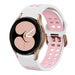 Correa cuadrada deportiva Samsung Galaxy Watch 4 40mm (blanco/rosa)
