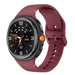 Samsung Galaxy Watch 9 - 44mm Silicone Strap (Wine Red)