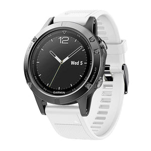 Garmin Forerunner 955 Silicone Strap (White)