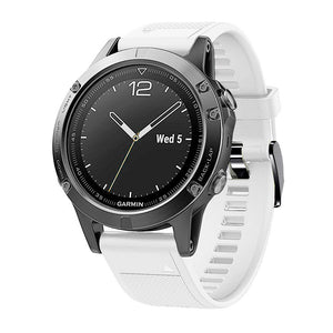 Correa silicona Garmin Fenix 8 Pro - 47mm (blanco)