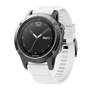 Correa silicona Garmin Quatix 8 - 47mm (blanco)